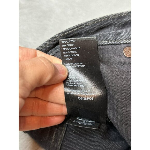 We The Free Black 3" Women's 29" Distressed Denim Cut-Off Shorts - Picture 9 of 9